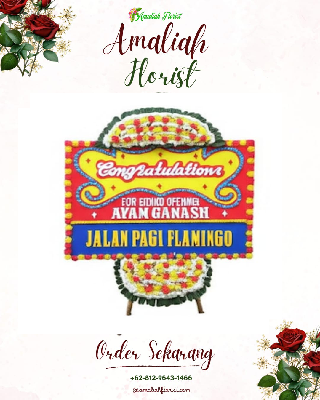 Sewa Papan Bunga Sikka